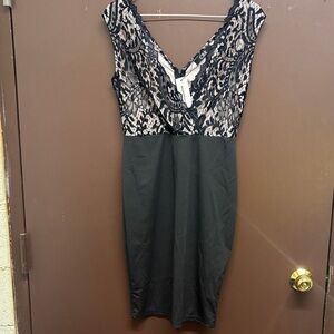 CBR Black and Lace Sleeveless Dress